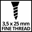 Einhell vijčana traka - redenik za vijčanik TE-DY fini, 3.5x25 mm 20/1 (4261000)