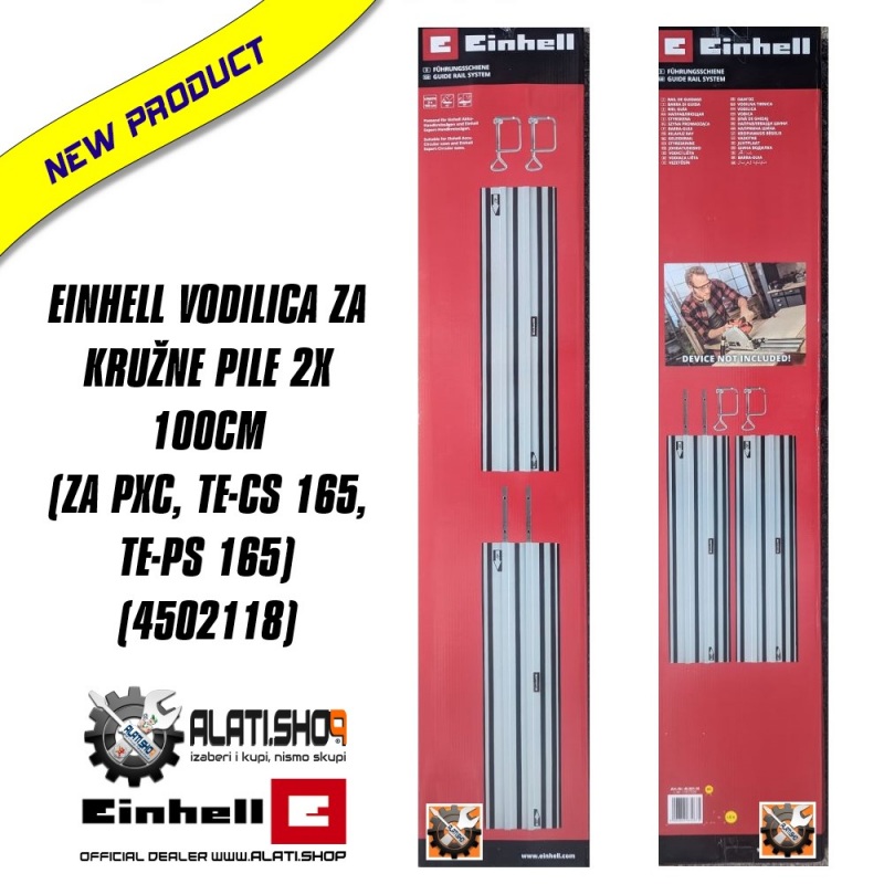 Einhell vodilica za kružne pile 2x 100cm (za PXC, TE-CS 165, TE-PS 165) (4502118)