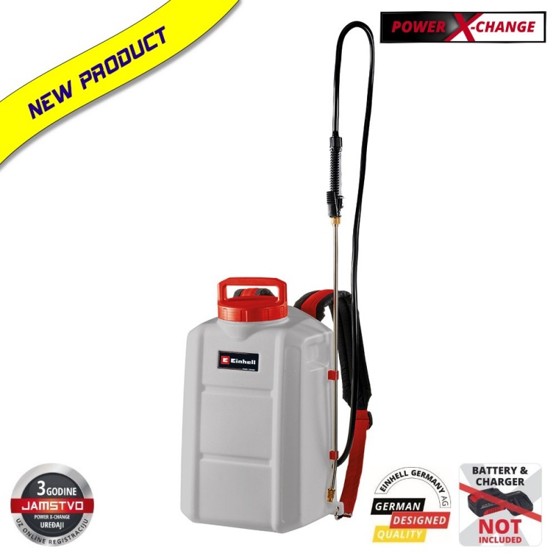 Einhell GE-WS 18/150 Li - Solo Power X-Change akumulatorska leđna prskalica (3425230)