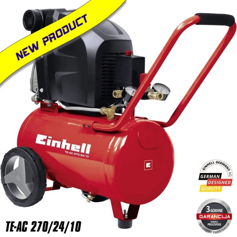 Einhell Expert TE-AC 270/24/10 zračni kompresor (4010450)