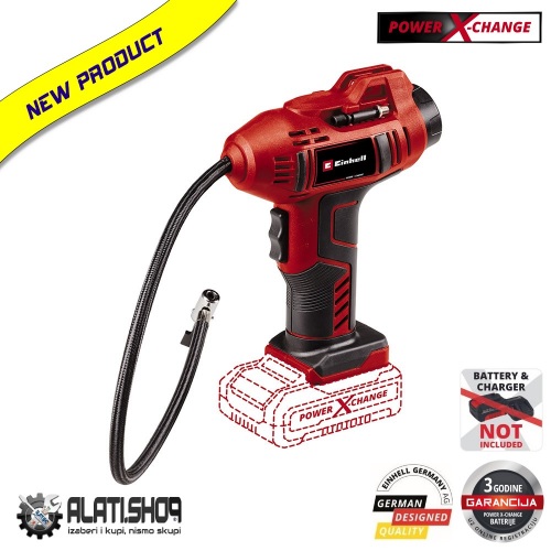 Einhell CE-CC 18 Li - Solo Power X-Change akumulatorski ručni kompresor - pumpa (2071010)