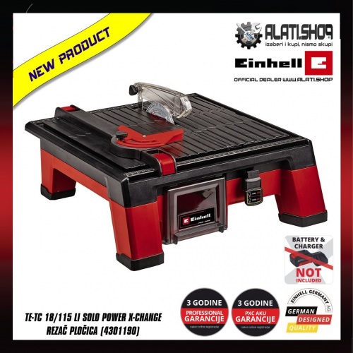 Einhell TE-TC 18/115 Li Solo Power X-Change rezač pločica (4301190)