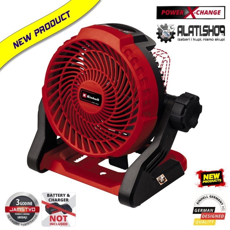 Einhell GE-CF 18/2200 Li - Solo Power X-Change akumulatorski ventilator (3408035)