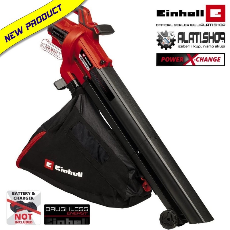 Einhell VENTURRO 18/210 BL - Solo Power X-Change akumulatorski usisavač puhač lišća (3433625)