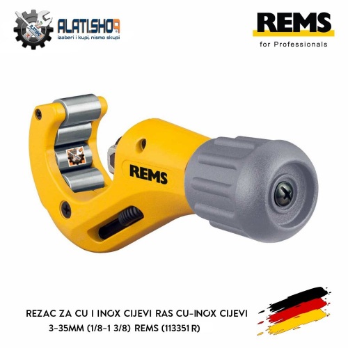 REMS RAS Cu-INOX S 3-35 mm (1/8"-1 3/8") rezač za Cu i Inox cijevi (113351 R)