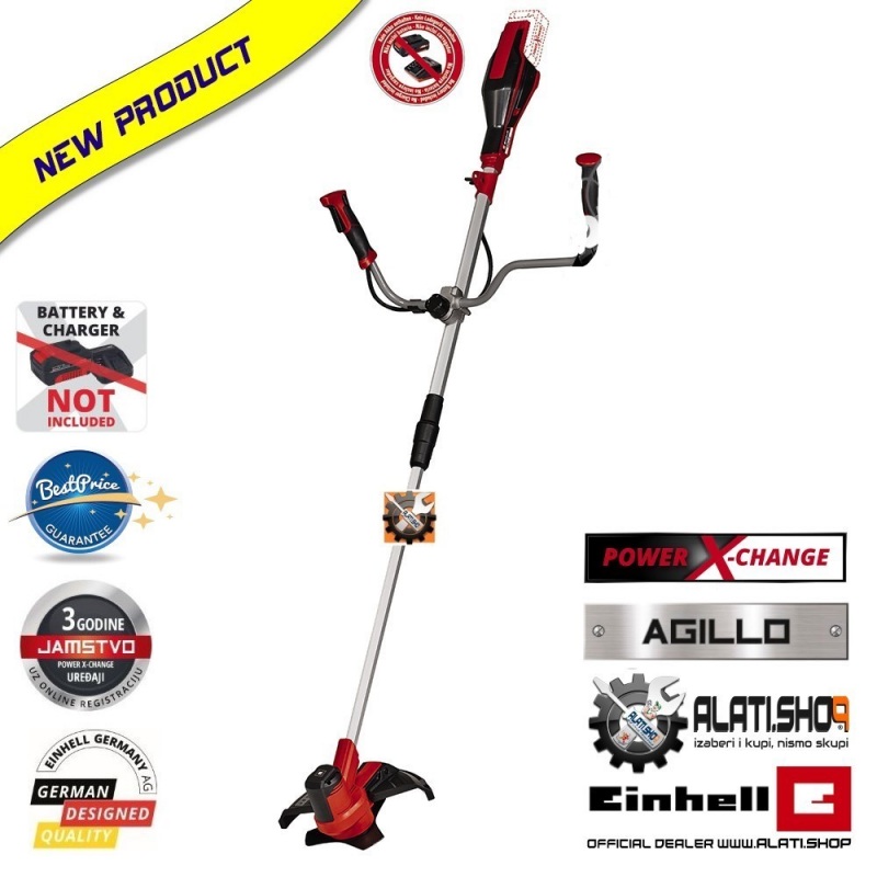 Einhell AGILLO 18/200 18V - Solo Power X-Change akumulatorski trimer (3411310)
