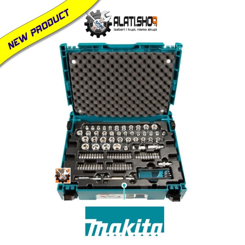 Makita set ključeva i bitova 120/1 u Makpac koferu E-08713