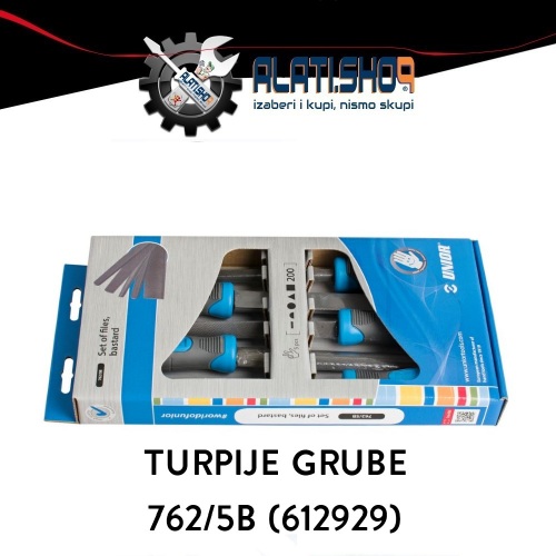 Unior turpija rašpa gruba 762/5B set 5/1 (612929)