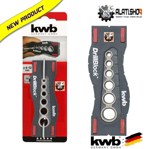 KWB vodilica za bušenje rupa Ø 4-12 mm (757900)