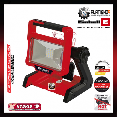 Einhell TE-CL 18/2000 Li AC-Solo Power X-Change akumulatorska svjetiljka (4514114)