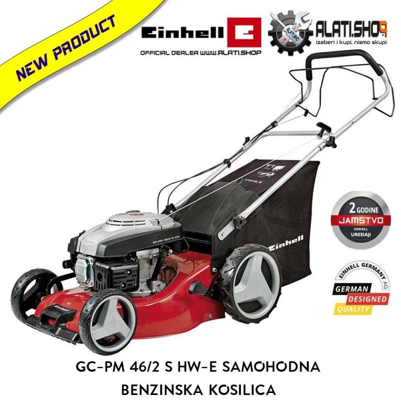 Einhell GC-PM 46/2 S HW-E samohodna benzinska kosilica (3404365)