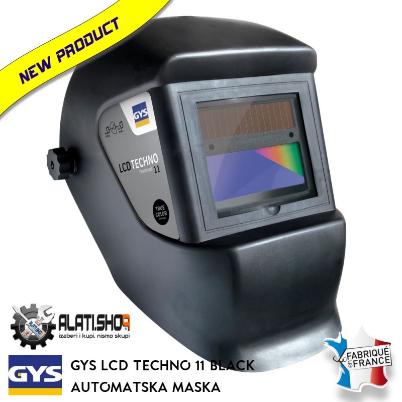 Gys LCD Techno 11 True Color automatska maska za varenje (064997)