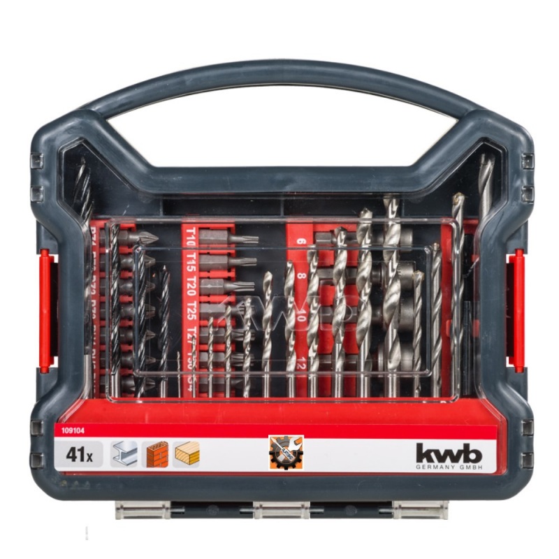 KWB svrdla, bitovi i nasadni ključevi set 41/1 (109104)