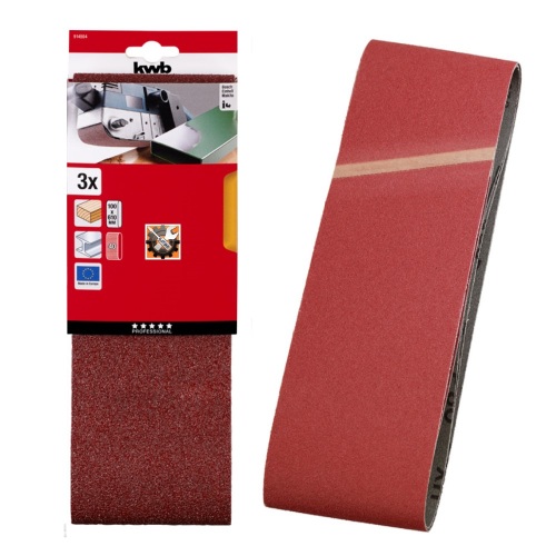 KWB tračni brusni papir za drvo - metal, 100 x 610 mm 3/1 (914504)