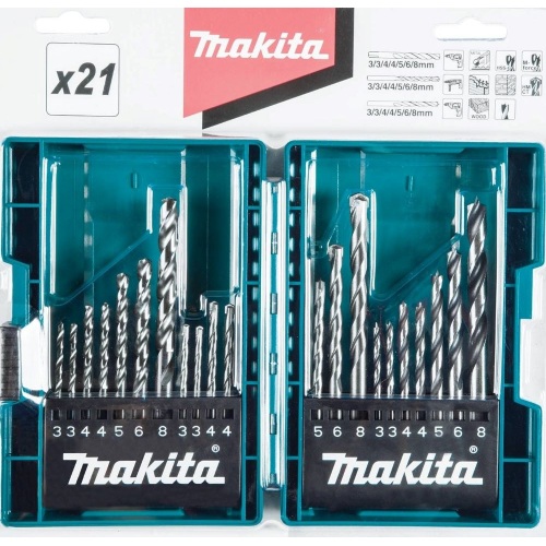 Makita boreri kombinovani u setu 21/1 (B-44884)