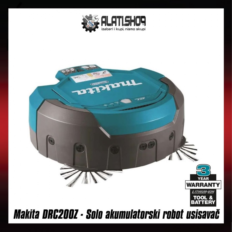 Makita DRC200Z - Solo akumulatorski usisavač