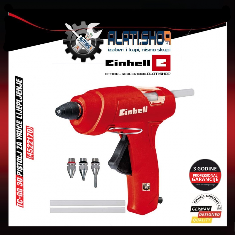 Einhell TC-GG 30 pištolj za vruće lijepljenje (4522170)