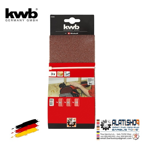 KWB set brusnih traka 100x914 mm za TC-US 400 3/1 (49914605)